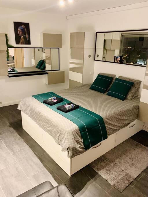 Grand Appartement 2 Chambres 5 Pers Max, Vue Panoramique Avec Parking Mulhouse Kültér fotó