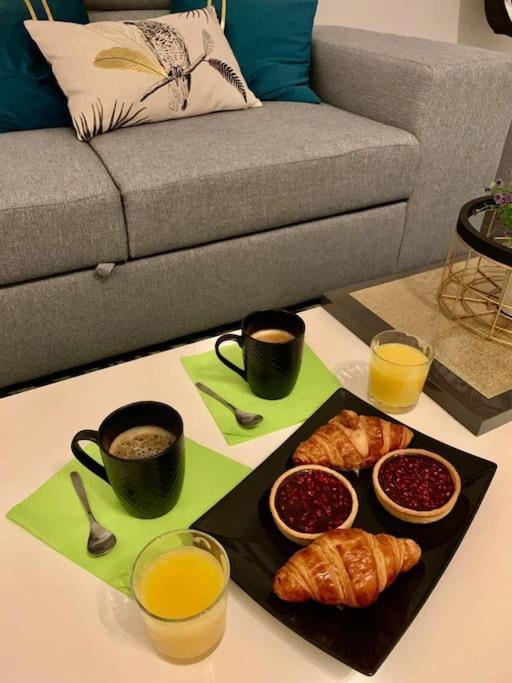 Grand Appartement 2 Chambres 5 Pers Max, Vue Panoramique Avec Parking Mulhouse Kültér fotó