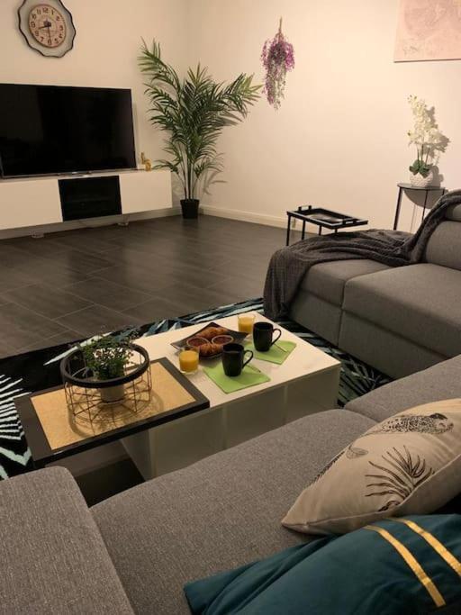 Grand Appartement 2 Chambres 5 Pers Max, Vue Panoramique Avec Parking Mulhouse Kültér fotó