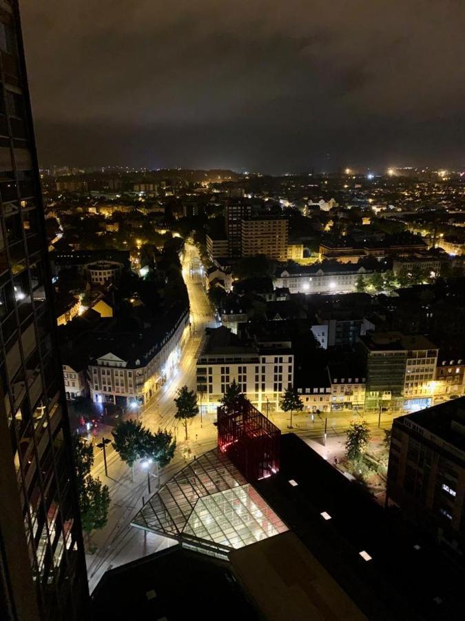 Grand Appartement 2 Chambres 5 Pers Max, Vue Panoramique Avec Parking Mulhouse Kültér fotó